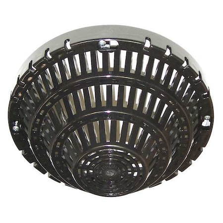 Smoke Detector Damage Stopper Cover, Polycarbonate, Flush Mount, 3 in D, Black MPN:STI-8100-BK