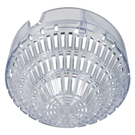 Smoke Detector Damage Stopper Cover, Polycarbonate, Surface Mount, 5 in D, Clear MPN:STI-8130