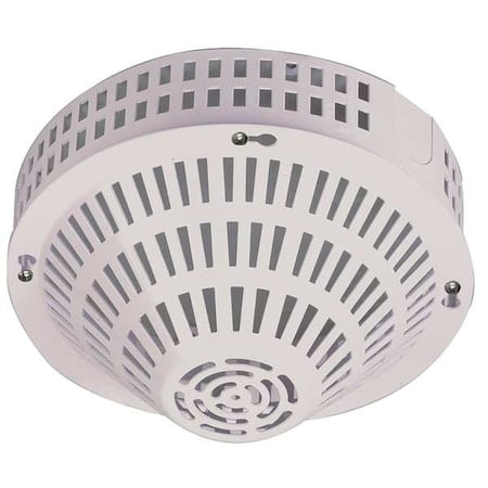Smoke Detector Guard, Steel, Surface Mount, 9 1/4 in W x 10 in H x 5 in D, White MPN:STI-8230-W