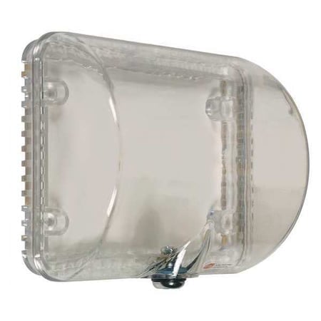 Thermostat Protector, Polycarbonate, Surface Mount, 5 1/2 in W x 4 5/8 in H x 3 in D, Clear MPN:STI-9105