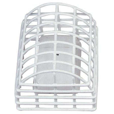 Motion Detector Guard, Steel, Surface Mount, 5 3/4 in W x 7 in H x 4 1/2 in D, White MPN:STI-9621