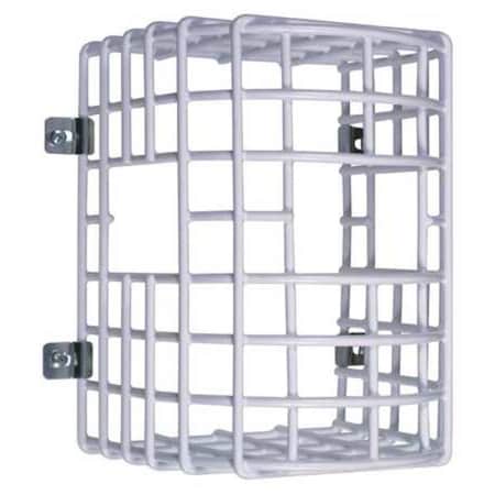 Wire Guard, White Steel, 6 in x 6 in, For Use With Beam Smoke Detector DS240 & DS241 MPN:STI 9623