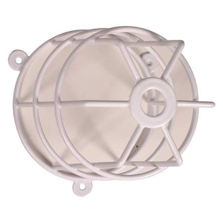 Beacon and Sounder Cage, Steel, Surface Mount, 8 3/8 in W x 8 7/8 in H x 8 7/8 in D, White MPN:STI-9665