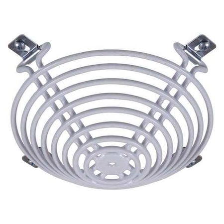 Wire Cage, Steel, Flush Mount, 6 7/8 in W x 6 7/8 in H x 2 1/2 in D, White MPN:STI-9713