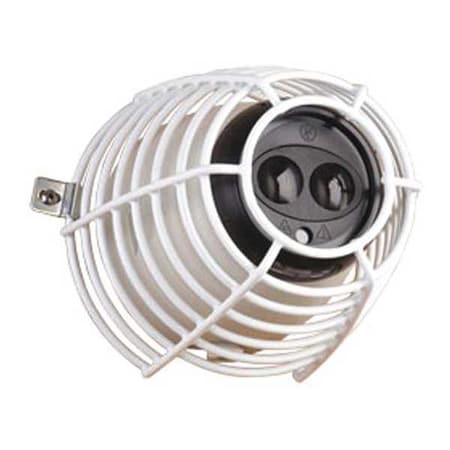 Fire Alarm Protective Cover, Steel, Surface Mount, 6 5/8 in W x 6 5/8 in H x 5 3/4 in D, White MPN:STI-9840