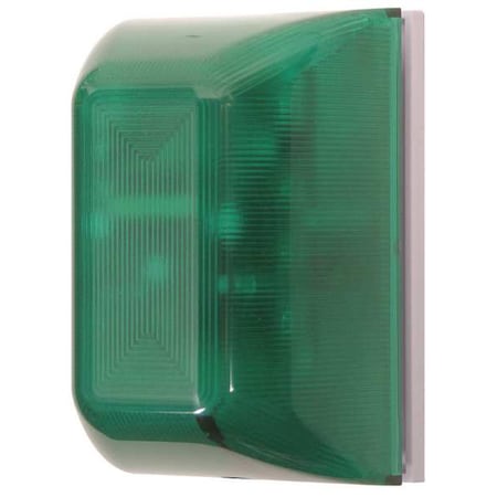 Alarm Mini Controller, Siren, Continuous, 9V DC, 105 dB, Polycarbonate, Green, Wall Mount MPN:STI-SA5000-G