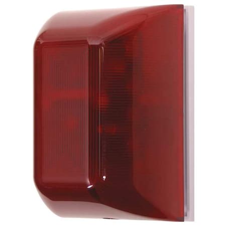 Alarm Mini Controller, Siren, Continuous, 9V DC, 105 dB, Polycarbonate, Red, Wall Mount MPN:STI-SA5000-R