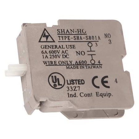 N/O Contact, 1-1/4 in, Gray, 21/32 in MPN:KIT-E10196