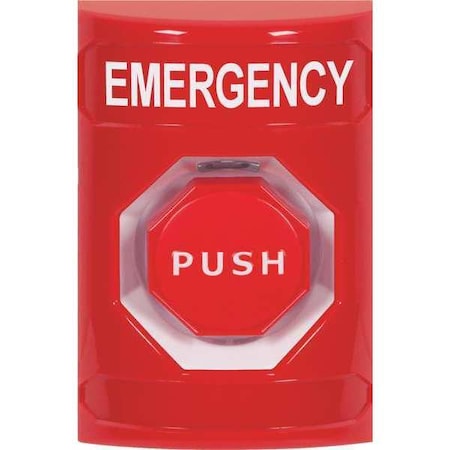 Emergency Push Button, Red, SPDT Relay MPN:SS2002EM-EN