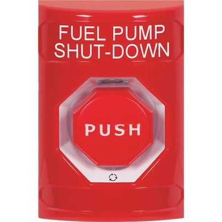 Fuel Pump Shutdown Push Button, Red, SPDT MPN:SS2009PS-EN