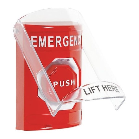Emergency Push Button, Momentary Type MPN:SS2025EM-EN