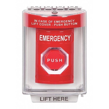 Emergency Push Button, Momentary Type MPN:SS2045EM-EN