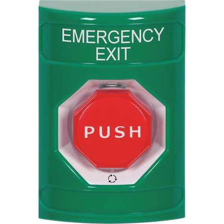 Emergency Exit Push Button, Green, SPDT MPN:SS2109EX-EN