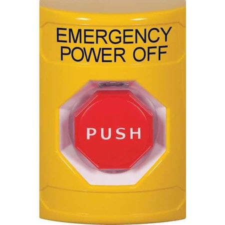 Emergency Power Off Push Button, Painted MPN:SS2202PO-EN