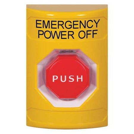 Emergency Power Off Push Button, Yellow MPN:SS2205PO-EN