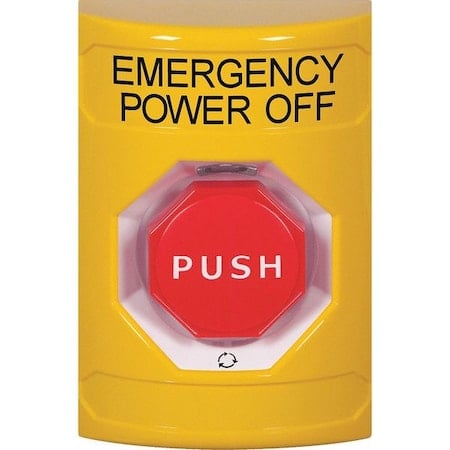 Emergency Power Off Push Button, 2-7/8