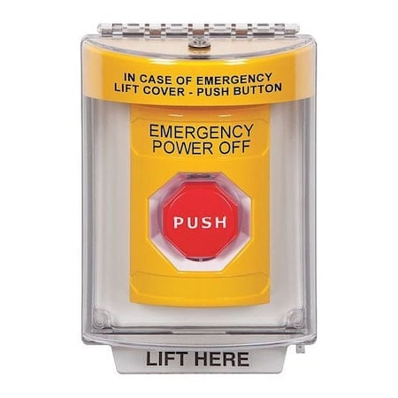 Emergency Power Off Push Button, 2-7/8