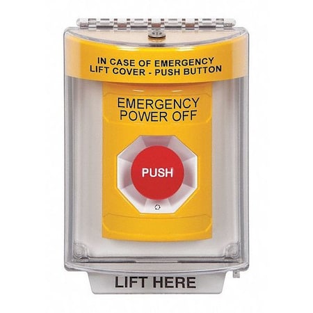 Emergency Power Off Push Button, 2-7/8