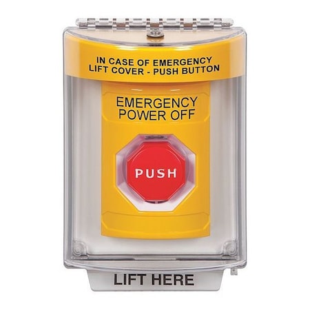 Emergency Power Off Push Button, 2-7/8
