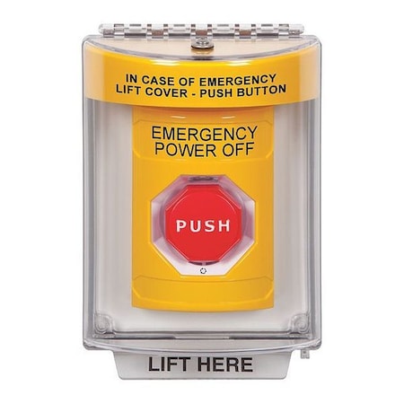 Emergency Power Off Push Button, 2-7/8