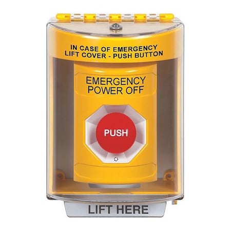 Emergency Power Off Push Button, 2-7/8