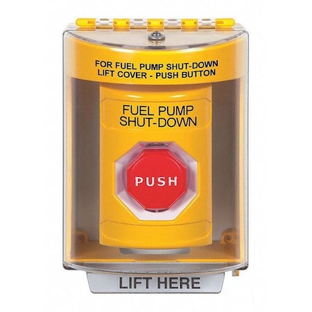 Fuel Pump Shutdown Push Button, 2-7/8
