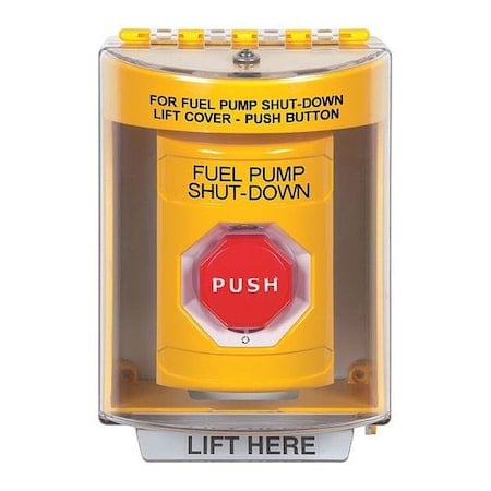 Fuel Pump Shutdown Push Button, 2-7/8