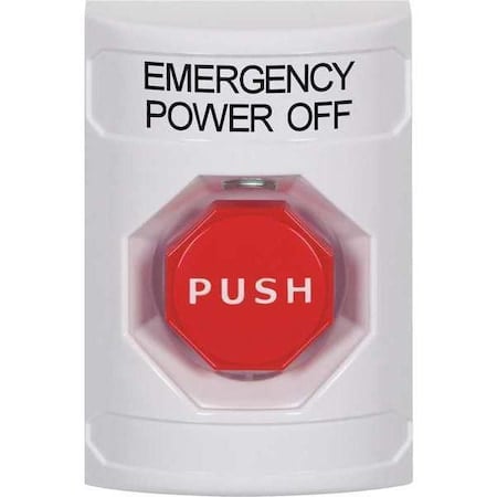 Emergency Power Off Push Button, SPDT MPN:SS2302PO-EN