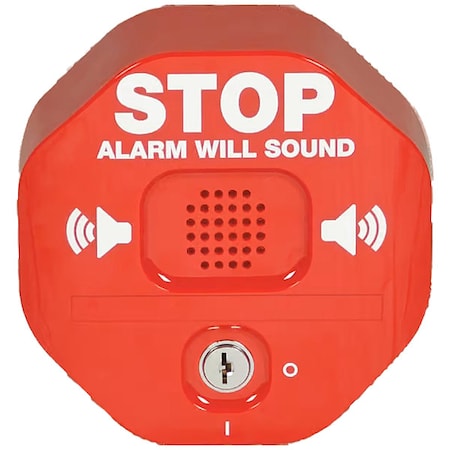 STI Exit Stopper STI-6402 - Wireless - 9 V DC - 105 dB - Audible - Door Mount - Red, Green MPN:STI-6402