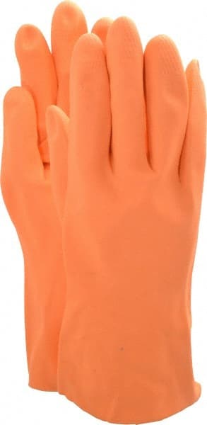 Chemical Resistant Gloves: Large, 28 mil Thick, Neoprene, Supported MPN:GRFO-LG-1SF