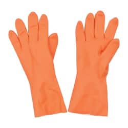 Chemical Resistant Gloves: Small, 28 mil Thick, Neoprene, Supported MPN:GRFO-SM-1SF