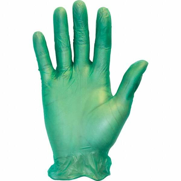 Disposable Gloves: Size Medium, 4 mil, Vinyl MPN:GVP9-MD-1C-GR