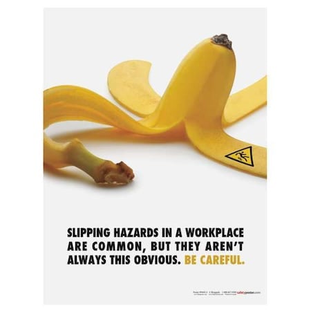 Safety Poster, 22 in H x, 17 in W, Paper MPN:P4681