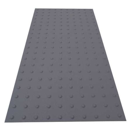 ADA Warning Pad Flexible Cement Gray, 2 ft W x 4 ft L, 1 in Thick MPN:SSTDRU2x423501