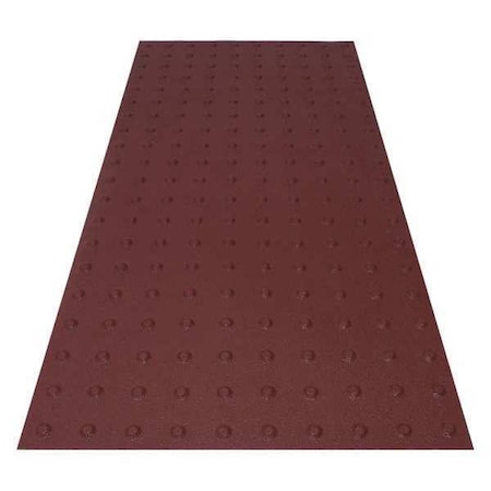 ADA Warning Pad Flexible Cement Red, 2 ft W x 4 ft L, 1 in Thick MPN:SSTDRU2X423503