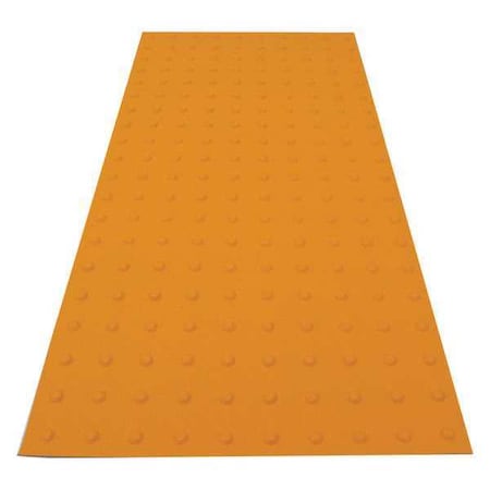 ADA Warning Pad Flexible Cement Yellow, 2 ft W x 4 ft L, 1 in Thick MPN:SSTDRU2X423504