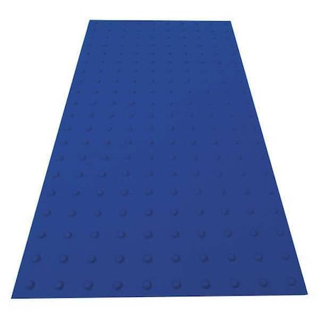 ADA Warning Pad Flexible Cement Blue, 2 ft W x 4 ft L, 1 in Thick MPN:SSTDRU2X423505