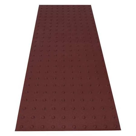 ADA Warning Pad Flexible Cement Red, 2 ft W x 5 ft L, 1 in Thick MPN:SSTDRU2X523503