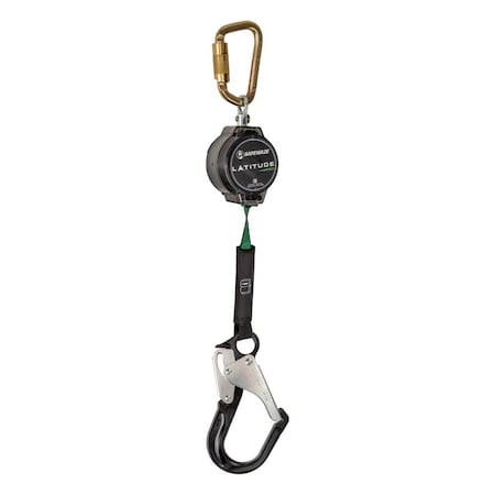 Latitude Pro 7' Single Web SRL: Steel Carabiner, Alu Rebar Hook MPN:018-5007