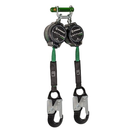 Latitude Pro 7' Dual Web SRL: 9013 BWB, Alu Snap Hooks MPN:018-5025