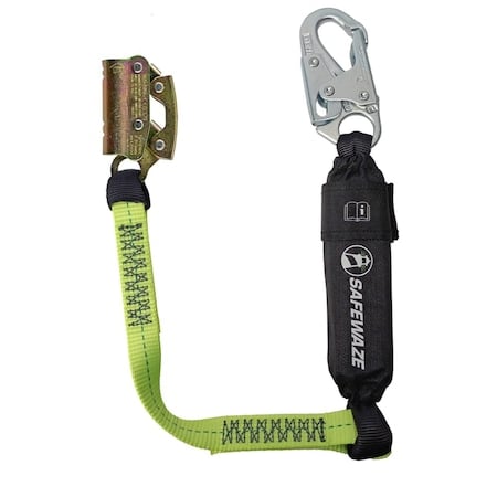 Manual Rope Grab Assembly, 3' Energy Absorbing Lanyard (Non-Removable) MPN:FS00SP/FS1117-3