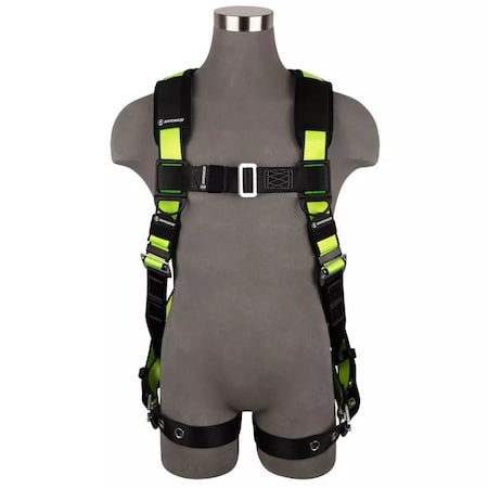 Full Body Harness, Vest Style, 2XL MPN:FS185-2X