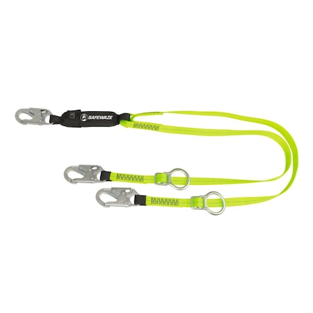 Lanyard, 6 ft. Length, Snap Hook, Steel MPN:FS456