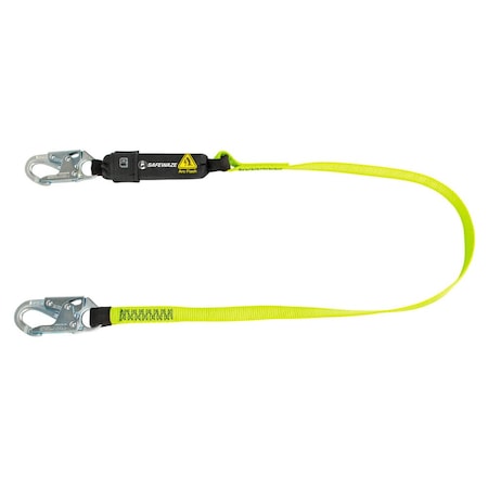 Arc Flash Rated Shock Absorbing Lanyard, 6 ft. Length, Snap Hook, Forged Steel, 1 Leg(s) MPN:FS560-AF