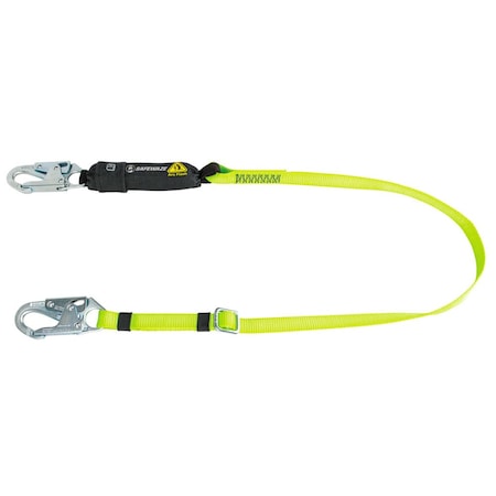 Arc Flash Rated Shock Absorbing Lanyard, 6 ft. Length, Snap Hook, Forged Steel, 1 Leg(s) MPN:FS560-AF-AJ