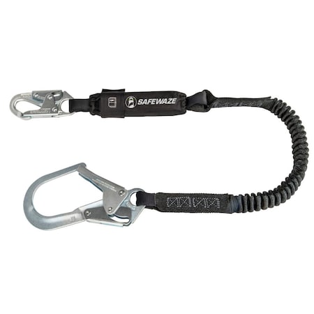 PRO 6' Stretch Energy Absorbing Lanyard: Rebar Hook MPN:FS575