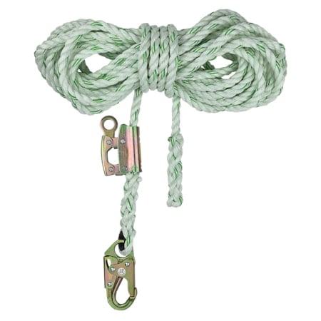 Rope Grab with Lifeline, For Rope Size 5/8