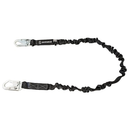 Energy Absorbing Lanyard, 6 ft. Length, Snap Hook, Steel MPN:FS88580