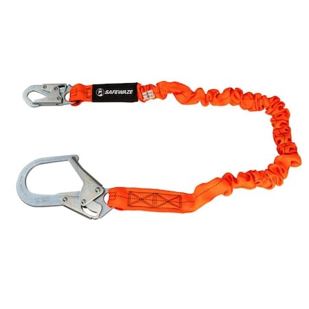 V-Line 6' Stretch Internal Energy Absorbing Lanyard: Rebar Hook MPN:FS88595