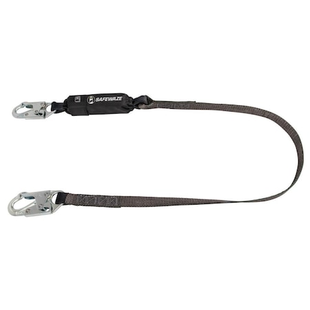 Energy Absorbing Lanyard, 6 ft. Length, Snap Hook, 400 lb Weight Capacity MPN:FS88660-HW